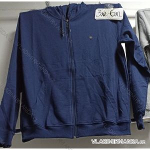 Mikina na zip s kapucí pánská nadrozměr (3XL-6XL) DYNAMIC OBS21218