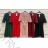 Šaty elegantní krátký rukáv dámské (S/M ONE SIZE) ITALSKÁ MÓDA IMWY217890