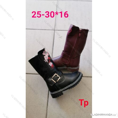 Čižmy vysoké detské dievčenské (25-30) TSHOWS OBT21029