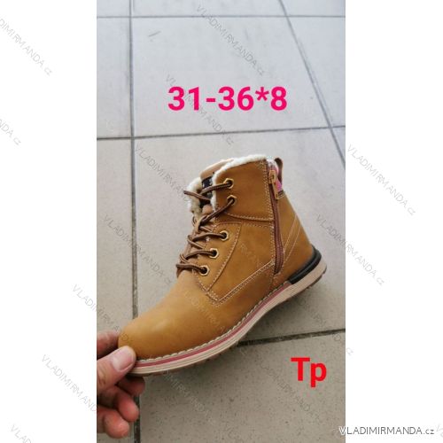 Topánky členkové zimné detské dorast dievčenské a chlapčenské (31-36) TSHOWS OBT21032