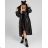 Damen Wintermantel mit Kapuze Oversized (3XL / 4XL Einheitsgröße) POLISH FASHION PMLT21WEST