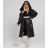 Damen Wintermantel mit Kapuze Oversized (3XL / 4XL Einheitsgröße) POLISH FASHION PMLT21WEST