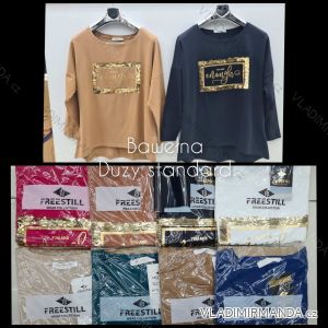 Tunika dlouhý rukáv dámská nadrozměr (L/XL ONE SIZE) TURECKÁ MÓDA TMFS217911