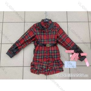 Šaty košilové dlouhý rukáv dětské dorost dívčí (4-14 LET) POLSKÁ MÓDA HKW21D0283