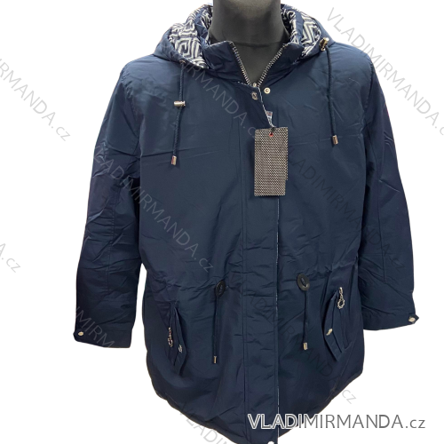 Bunda parka dámska nadrozměr (3XL-7XL) POĽSKÁ MÓDA HKW21BH2127BIG
