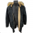 Bunda/Kabát parka zimní dámská nadrozměr (2XL-3XL) POLSKÁ  MÓDA MTN21MHM-W550BIG/DR 3XL Černá