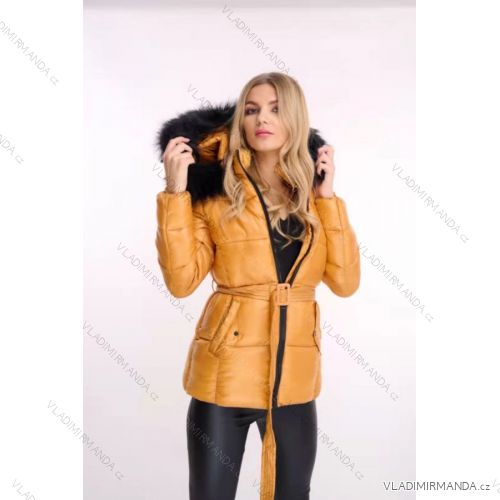 Bunda zimná dámska (S-2XL) POĽSKÁ MÓDA HKW21C096