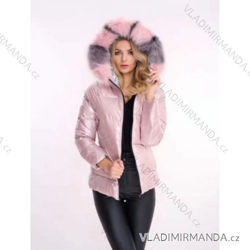 Bunda zimná dámska (S-2XL) POĽSKÁ MÓDA HKW21C090