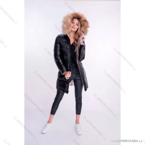 Bunda/Kabát zimní dámská (S-2XL) POLSKÁ MÓDA HKW21C083