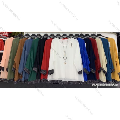 Halenka dlouhý rukáv dámská (L/XL ONE SIZE) ITALSKÁ MÓDA IMWD217956