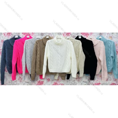 Bluse Langarm mit Rüschen Frauen (UNI S / L) ITALIAN FASHION IMK20159