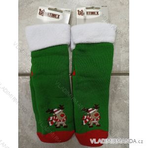Ponožky vánoční teplé termo dámské (35-38) POLSKÁ MODA DPP21276