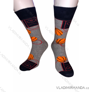 Ponožky veselé basketbalové slabé pánské (38-41,42-46) POLSKÁ MÓDA DPP20148