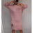 Šaty dlouhý rukáv s kapucí dámské (2xl/3xl ONE SIZE) ITALSKÁ MODA IM421588/DR black 2XL / 3XL ONE SIZE
