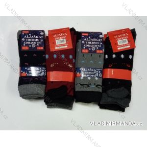 Ponožky teplé thermo zdravotní lem dámské (35-42) ALJAšKA ALJ2101