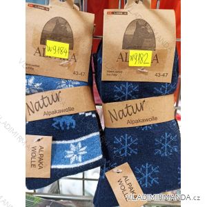 Ponožky teplé alpaka pánské (43-47) LOOKEN LOK21W9184