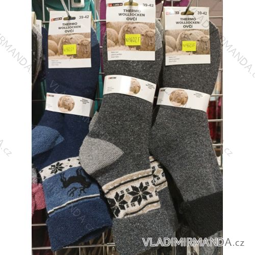 Ponožky ovčie teplé thermo dámske (39-42) LOOKEN LOK21W9603F