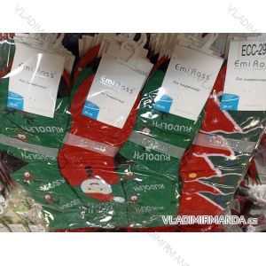 Ponožky slabé klasik vánoční veselé dámské pánské (39-43) EMI ROSS ROS21116