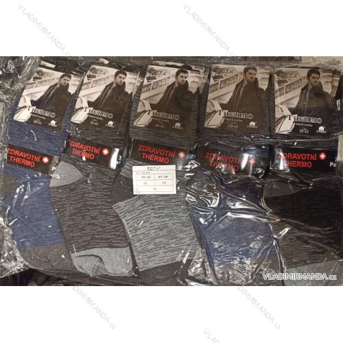 Ponožky thermo zdravotní teplé pánské (39-42, 43-46) ROTA ROT21013