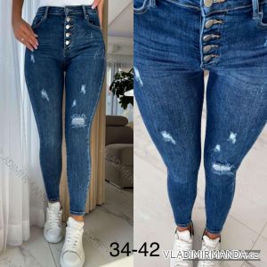 Rifle jeans dlhé dámske (34-42) JEANS JAW21AM10-18