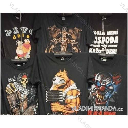 Tričko veselé krátky rukáv pánske (M-2XL) POĽSKO PV921143