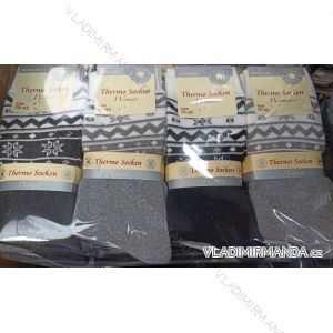 Ponožky teplé thermo bavlněné  dámské (39-42) STAR SOCKS NĚMECKÉ STS21010