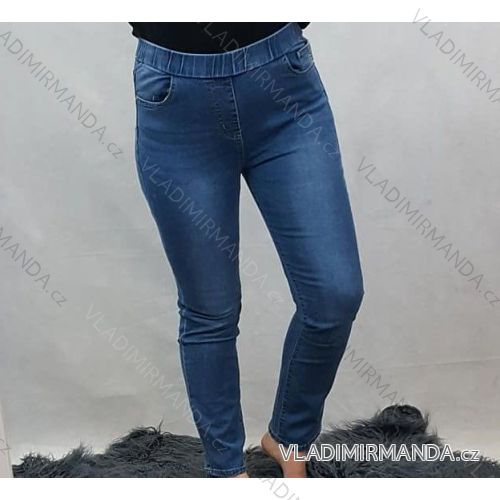 Rfile džegíny v pase na gumu (vel. 40-50) B. S JEANS MAM20S5606/DR