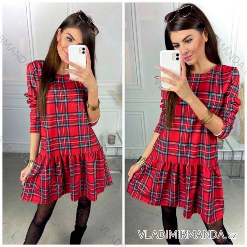 Šaty dlhý rukáv dámske (S/M ONE SIZE) TALIANSKA MÓDA IMWM218202