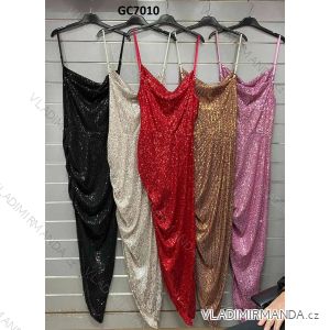 Kleid mit 3/4 Ärmeltasche für Damen (uni sl) ITALIAN Fashion IMWD20529