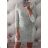 Kleid mit 3/4 Ärmeltasche für Damen (uni sl) ITALIAN Fashion IMWD20527