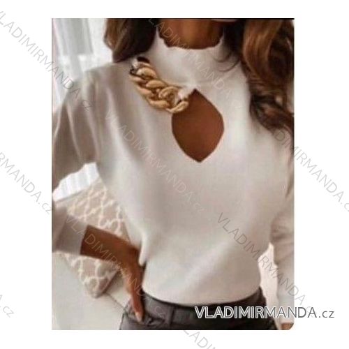 Kleid mit 3/4 Ärmeltasche für Damen (uni sl) ITALIAN Fashion IMWD20527