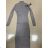Šaty pletené s rolákom dlhý rukáv dámske (S/M ONE SIZE) TALIANSKA MÓDA IMM211637