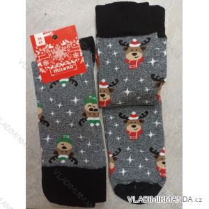 Ponožky milena vánoční dámské (38-41) POLSKÁ MÓDA DPP21332