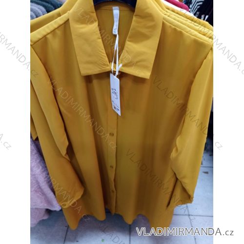 Košile dlouhý rukáv dámská (L/XL ONE SIZE) ITALSKá MóDA IM721159