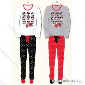 Pyžamo dlouhé Minnie mouse dorost dívčí až dámské (XS-XL) SETINO MIN-G-PYJAMAS-662