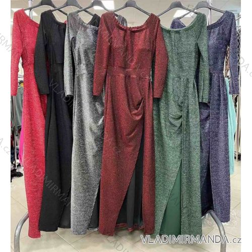 Dress with 3/4-sleeve ladies pocket (uni sl) ITALIAN Fashion IM3181746