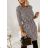 Šaty elegantní 3/4 krátký rukáv dámské (S/M ONE SIZE) ITALSKÁ MÓDA IMWA218458