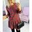 Summer long sleeve flowered women's dress (UNI S / L) ITALIAN FASHION IMK20150