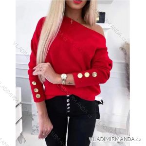 Tričko elegantní dlouhý rukáv dámské (S/M ONE SIZE) ITALSKÁ MÓDA IMWL21209