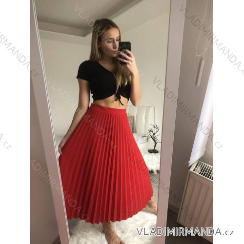 Elegant long skirt with lace lace (uni sl) ITALIAN Fashion IM31819008