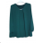 Tunika / Bluse Langarm Damen Oversized (3XL / 4XL ONE SIZE) ITALIAN FASHION IMWQ2191650 grün