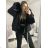 Jacke Winterjacke mit Kapuze und Fell Damen Übergröße (46-54) POLISH FASHION BLI19YP-18057-12