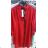 Tunika košilová s páskem 3/4 rukáv dámská (XL/2XL ONE SIZE) ITALSKÁ MÓDA IMM22235