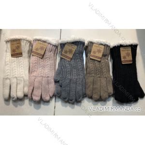 Rukavice zimní teplé pletené dámské (ONE SIZE) ORCHIDEJ ORC21125