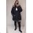Kabát parka zimní dámská nadrozměr (3XL-7XL) POLSKÁ  MÓDA MTN21MHM-W557BIG
