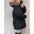 Kabát parka zimní dámská nadrozměr (3XL-7XL) POLSKÁ  MÓDA MTN21MHM-W557BIG