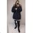 Women's oversized winter jacket (5XL-9XL) POLISH FASHION HKW21964 dark red 4XL