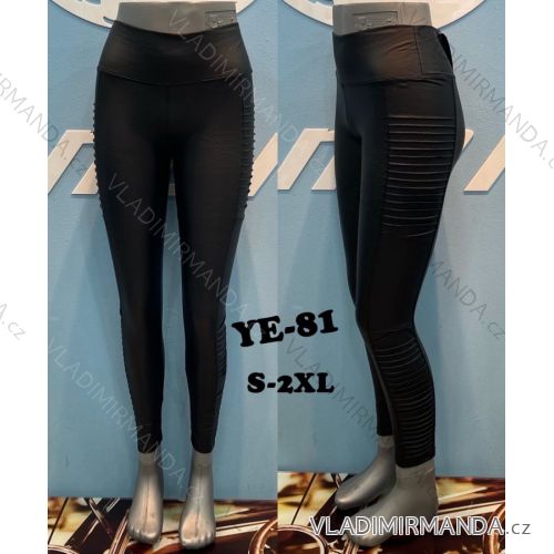 Legíny dlhé koženkové dámske (S-2XL) SUNBIRD SUN22YE-81