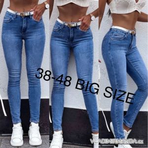Rifle jeans dlouhé dámské nadrozměr (38-48) JEANS JAW22MK0297