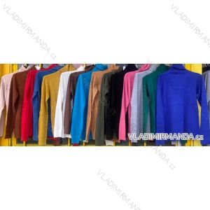 Damen Strickpullover Dünner Rollkragen Langarm (S / M ONE SIZE) ITALIAN FASHION IMD211111